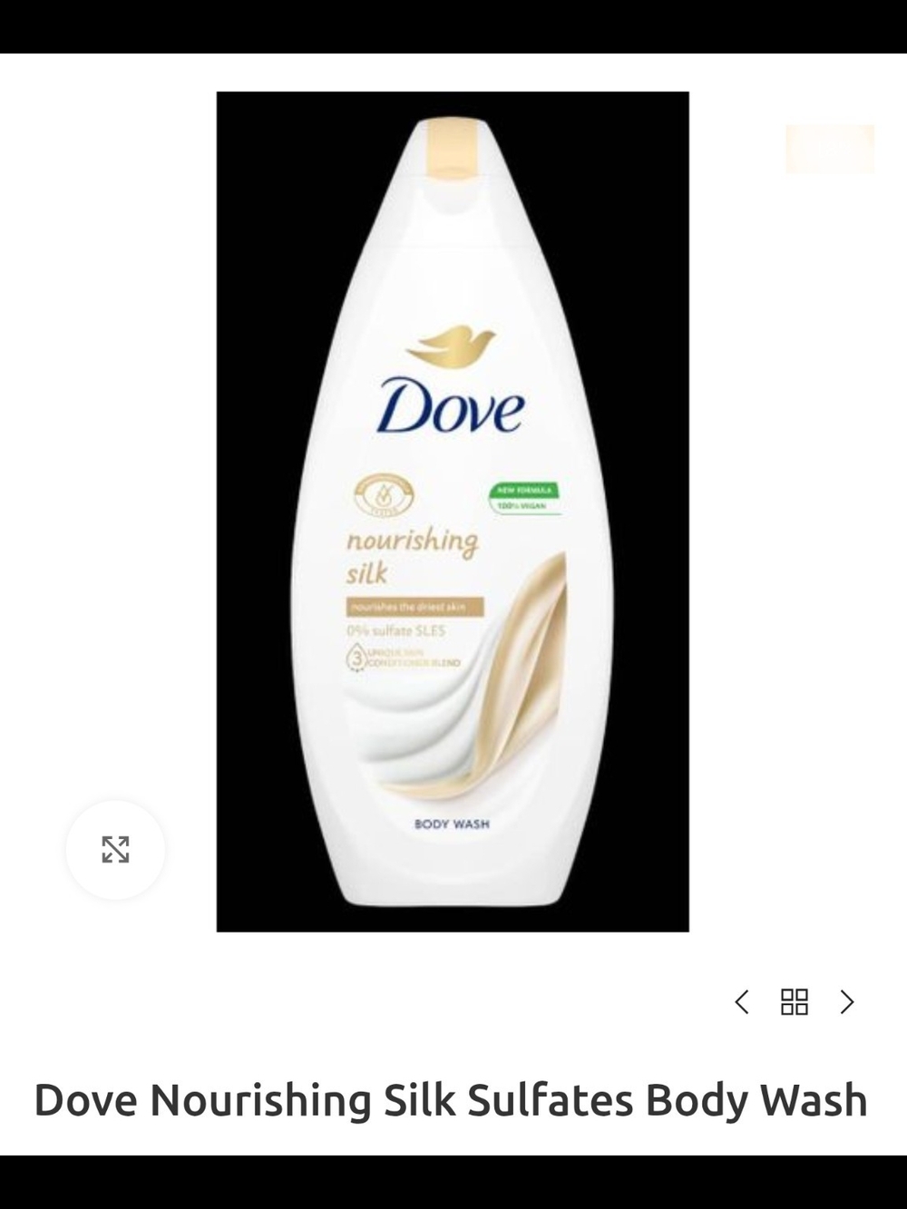 Nourishing Silk Body Wash — White & Gold